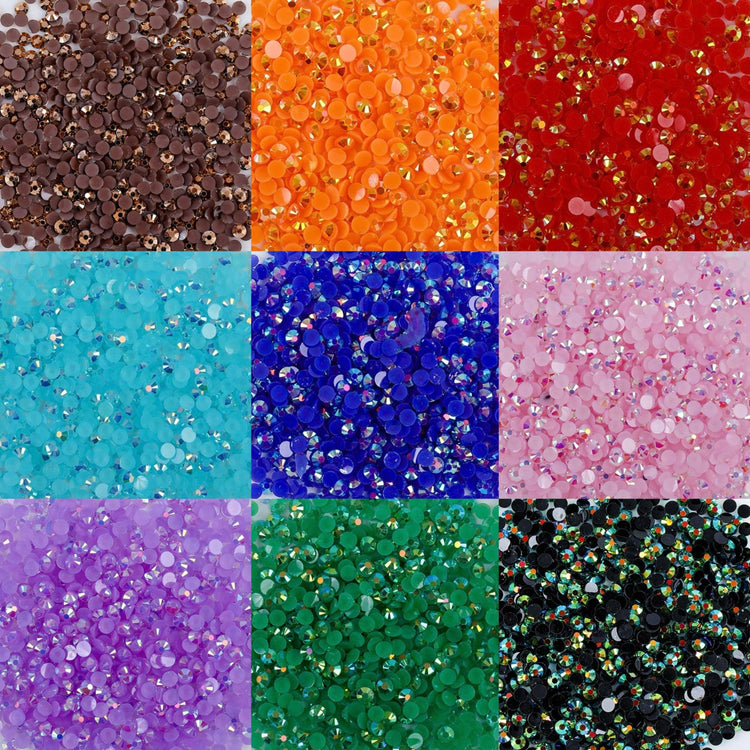 A001 Jelly AB Resin Rhinestones
