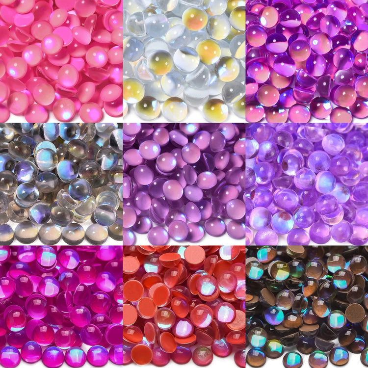 A013 Mermaid Beads Glass Rhinestones