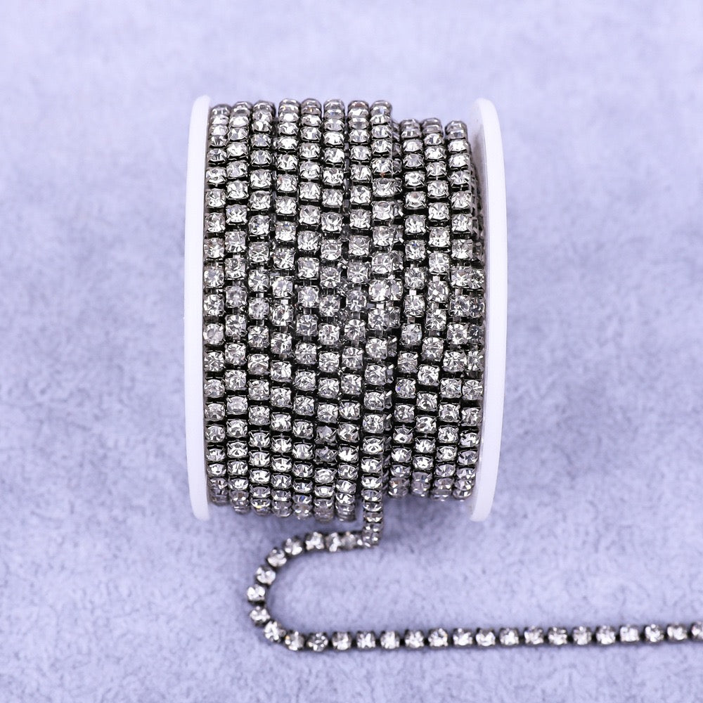 A0018 Plating AB Color Rhinestone Chains