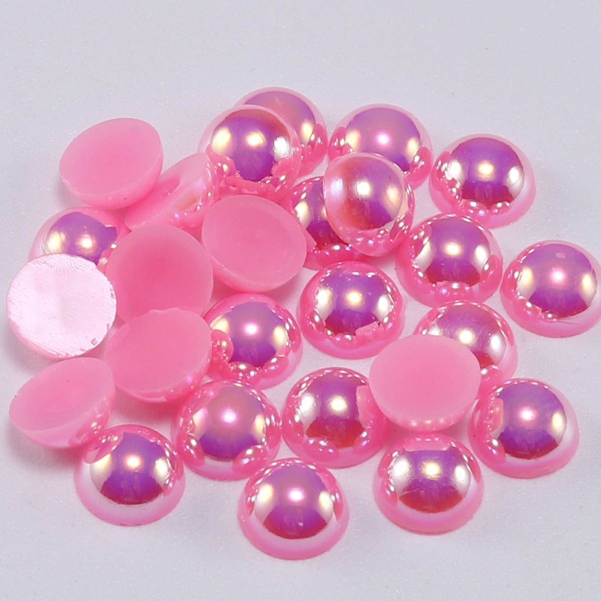 A0021 2MM Half Pearl AB