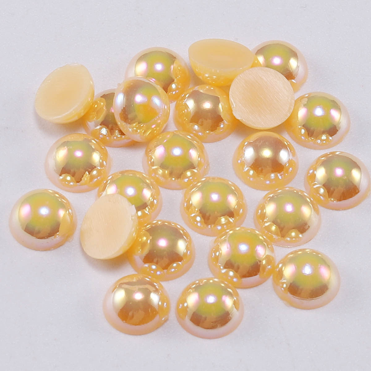 A0021 2MM Half Pearl AB