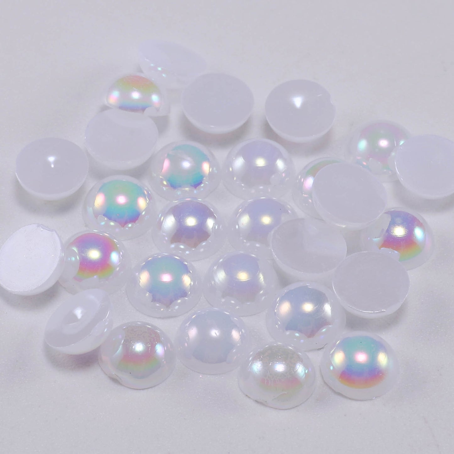 A0021 2MM Half Pearl AB