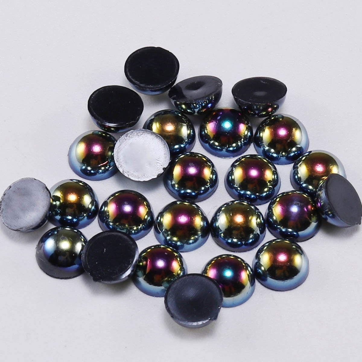 A0021 2MM Half Pearl AB