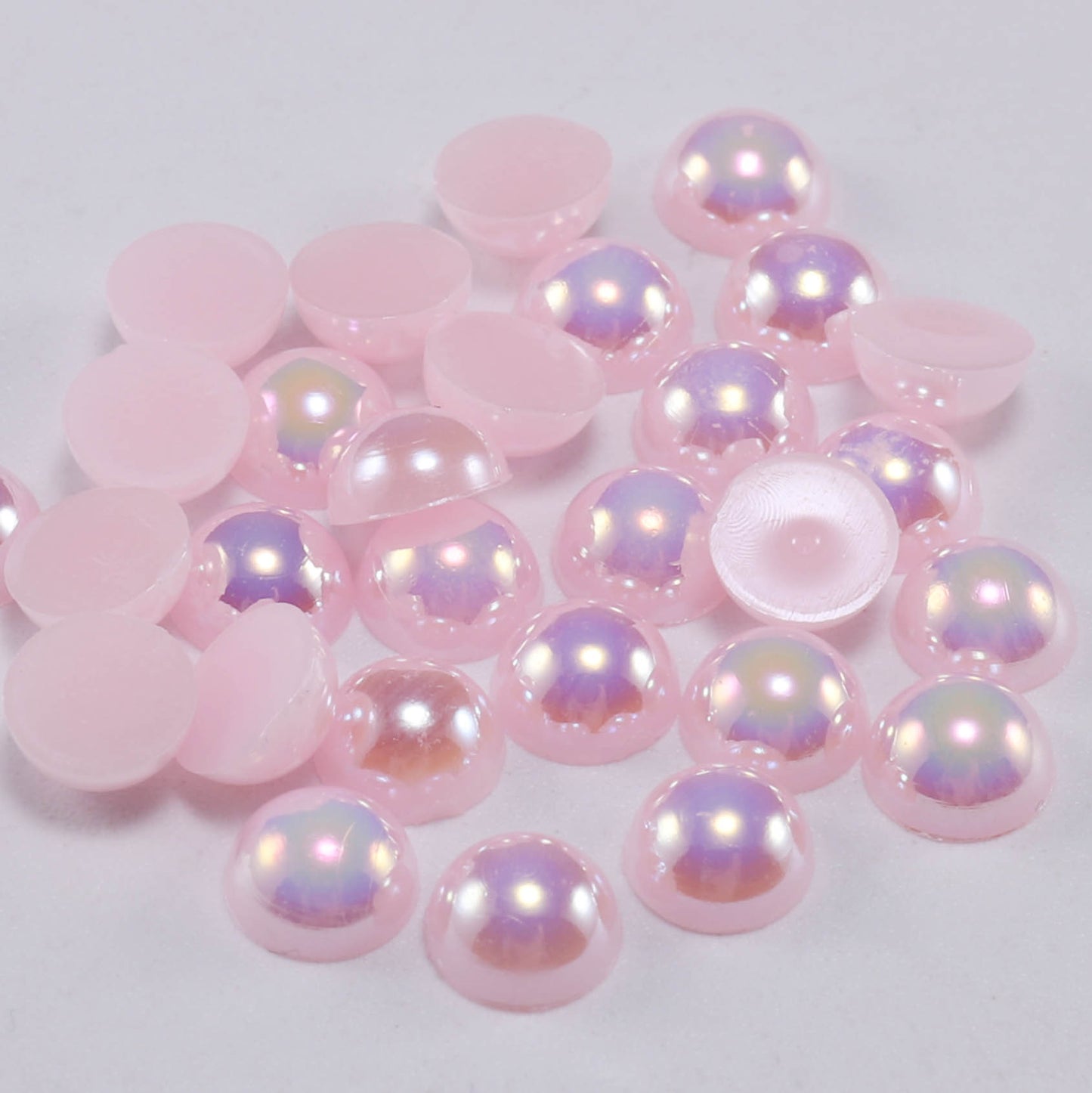 A0021 2MM Half Pearl AB