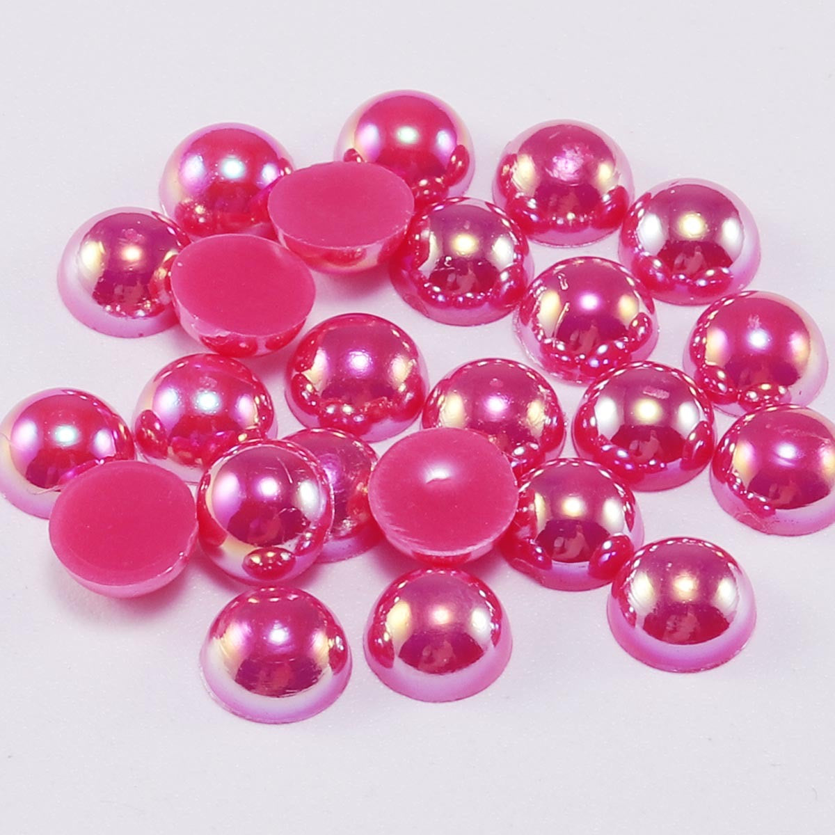 A0021 2MM Half Pearl AB