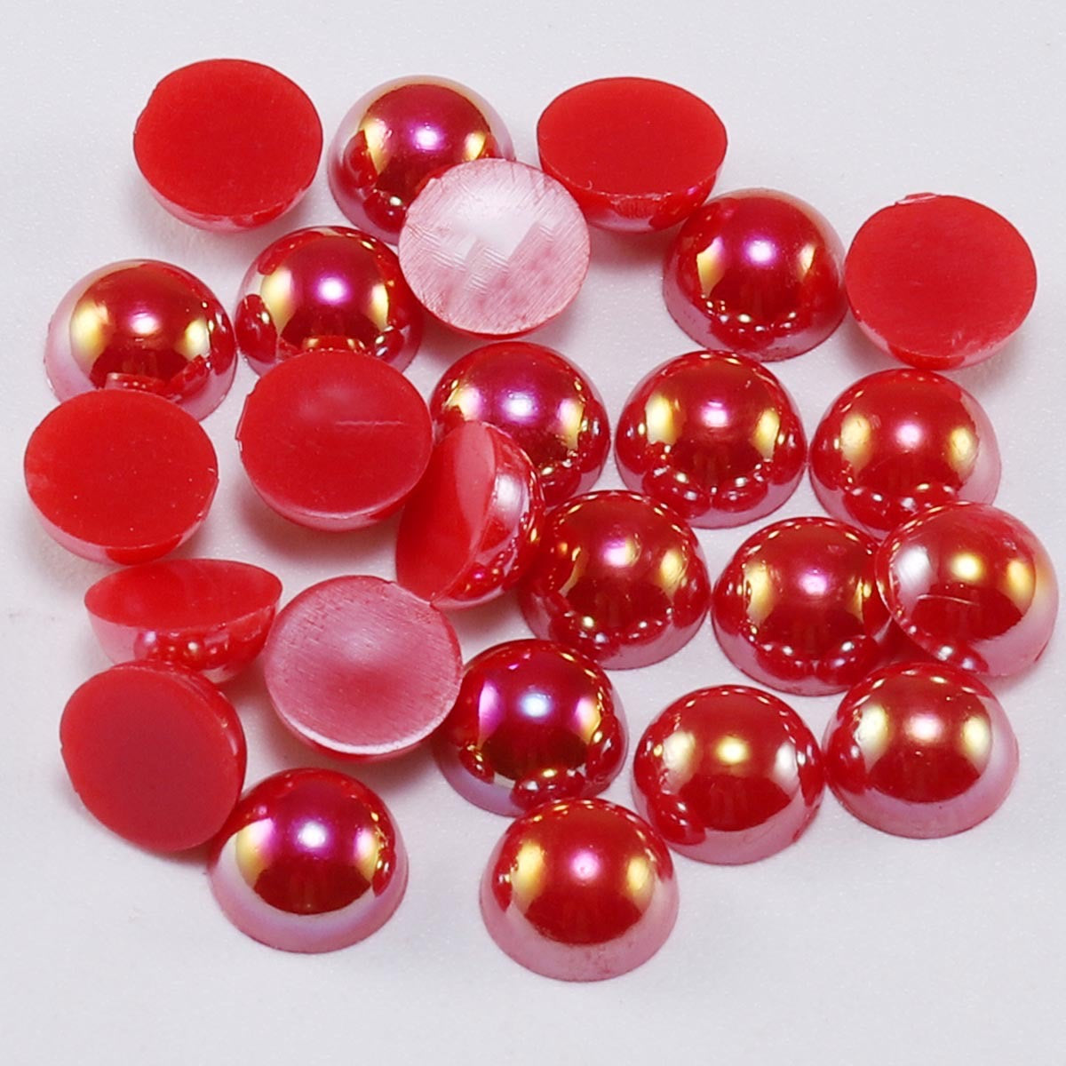 A0021 2MM Half Pearl AB