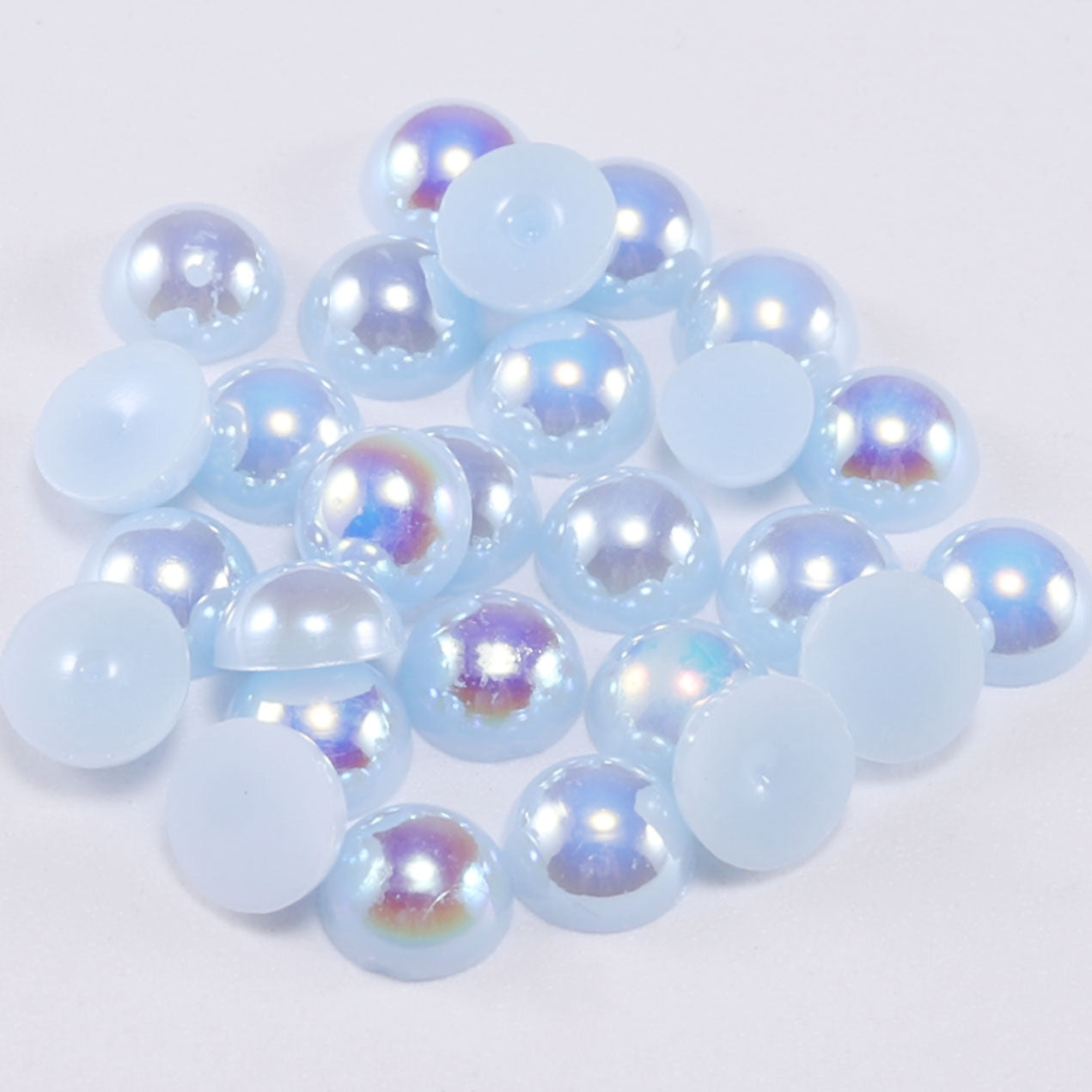 A0021 2MM Half Pearl AB