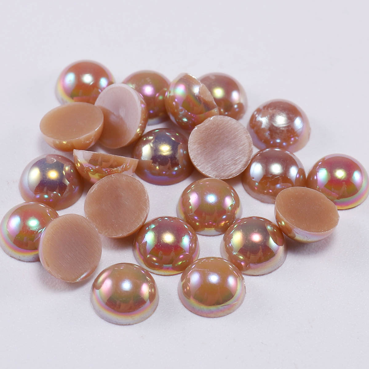 A0021 2MM Half Pearl AB