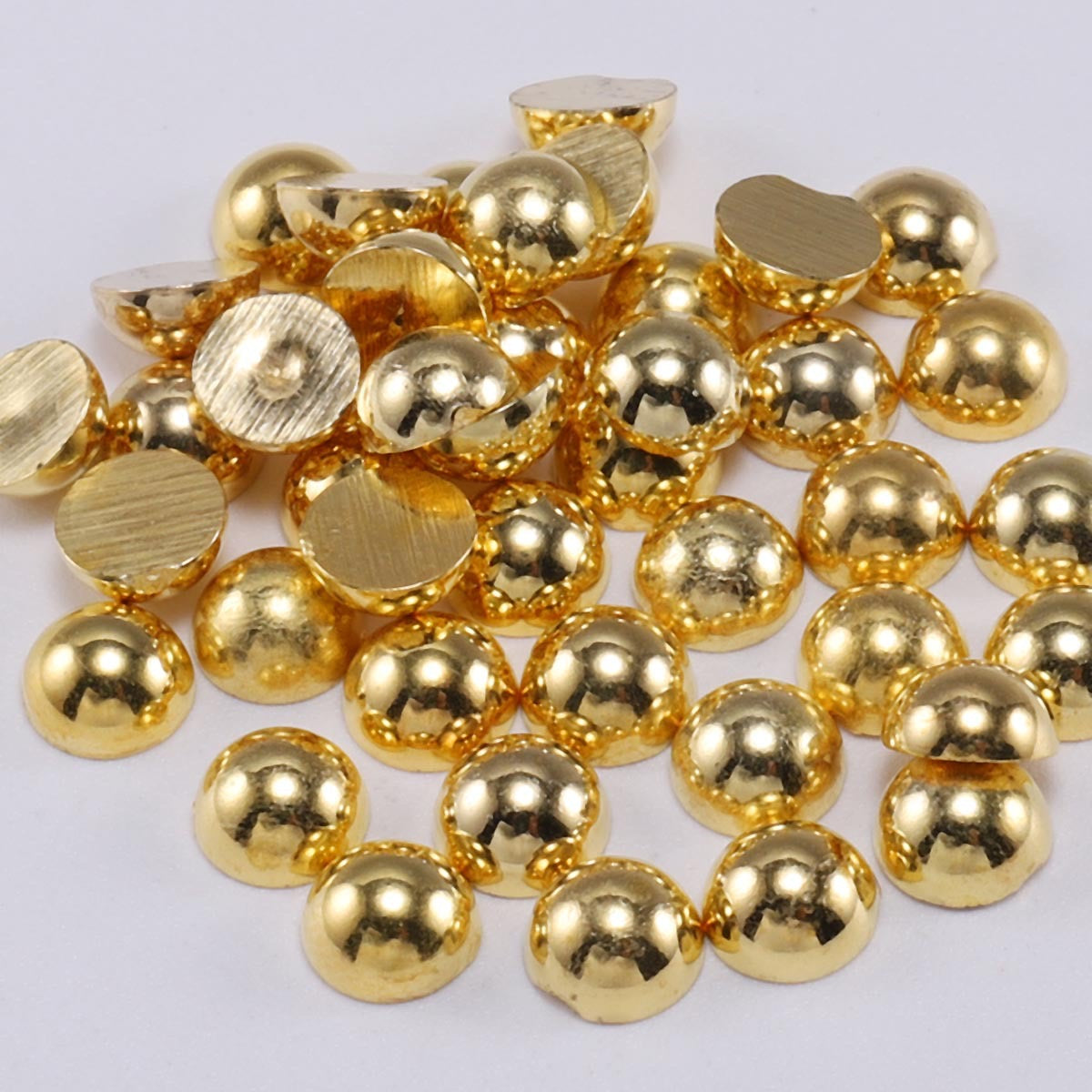 A0021 2MM Half Pearl AB