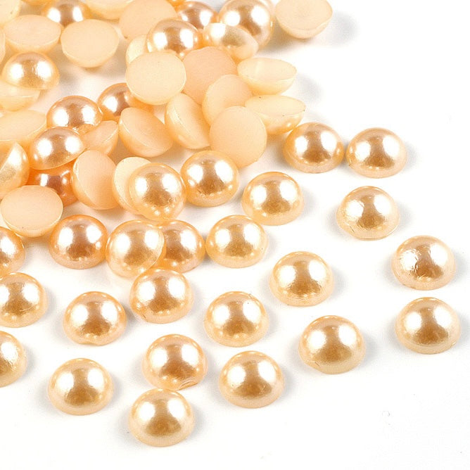 A0022 2MM Half Pearl (No AB)