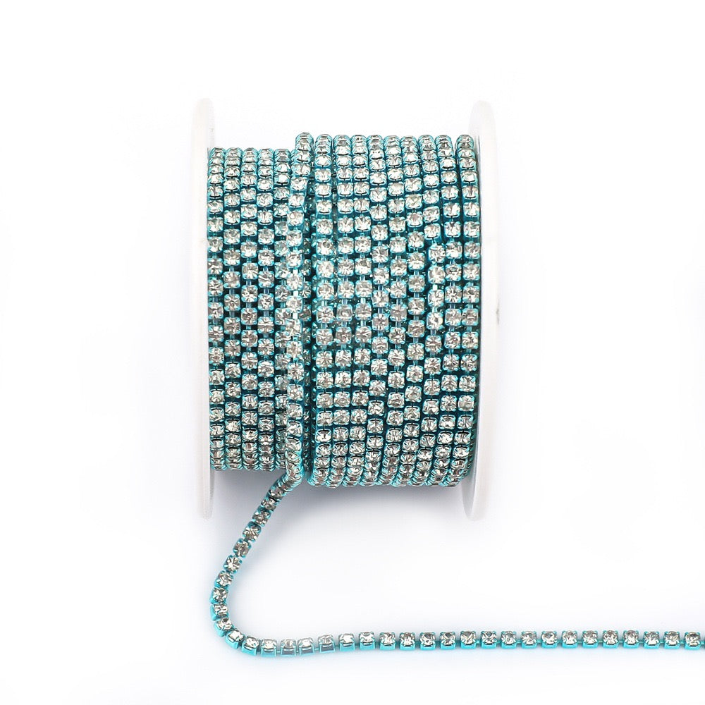 A0016 SS6/SS8/SS12 Glass Rhinestone Chains