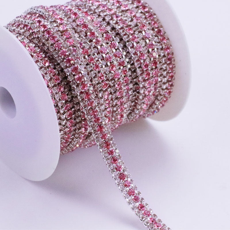 A0017 Triplex Row Rhinestone Chains