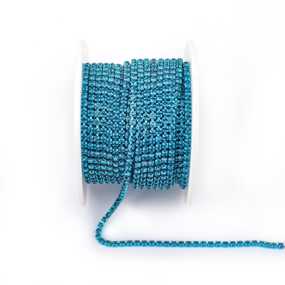 A0016 SS6/SS8/SS12 Glass Rhinestone Chains