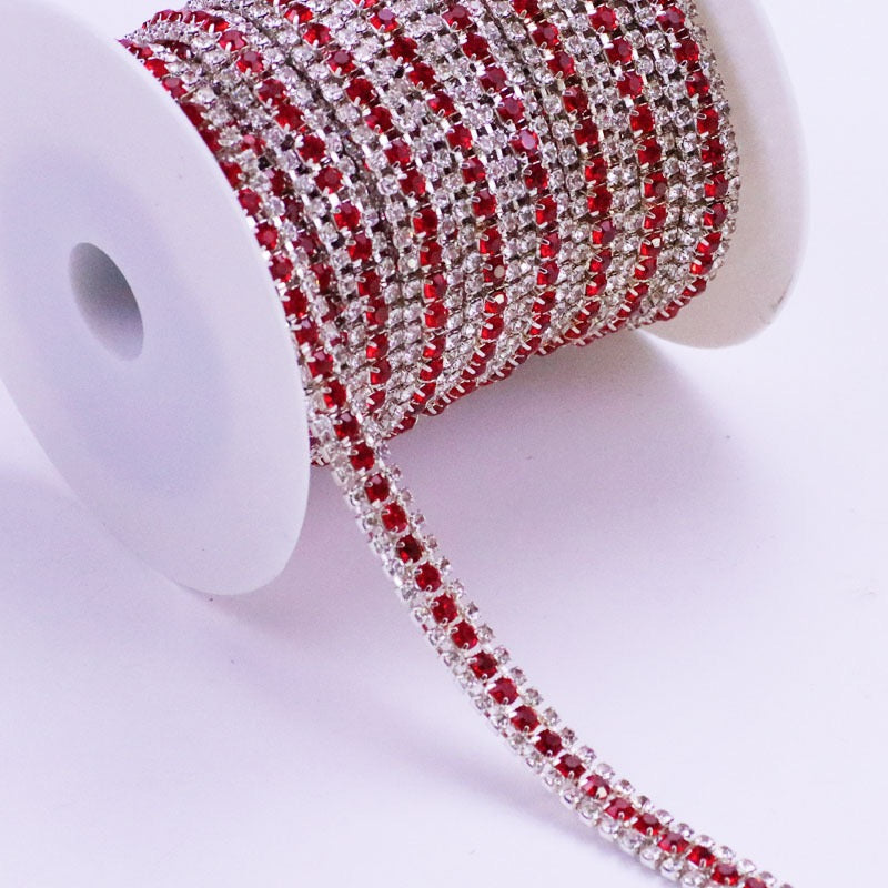 A0017 Triplex Row Rhinestone Chains