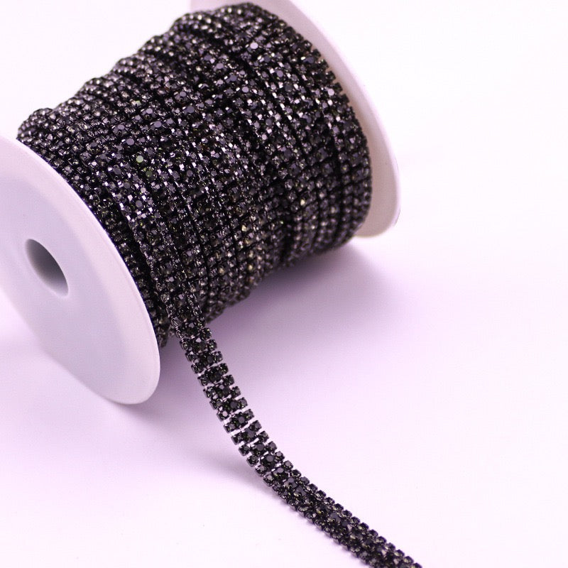A0017 Triplex Row Rhinestone Chains