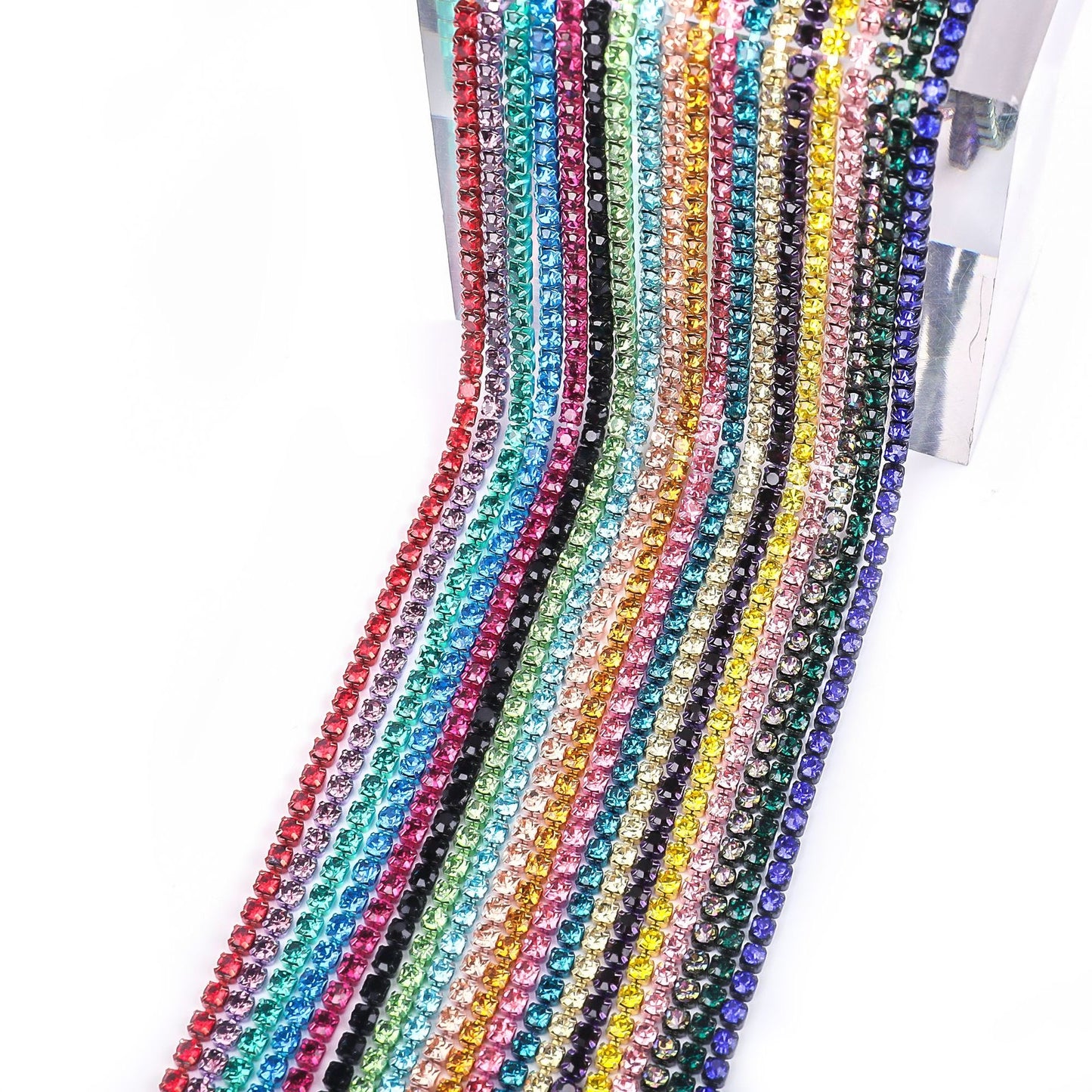 A0016 SS6/SS8/SS12 Glass Rhinestone Chains