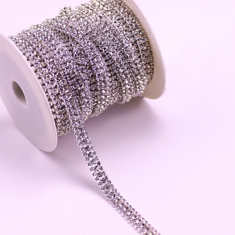 A0017 Triplex Row Rhinestone Chains