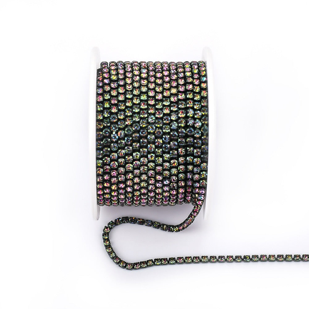 A0016 SS6/SS8/SS12 Glass Rhinestone Chains