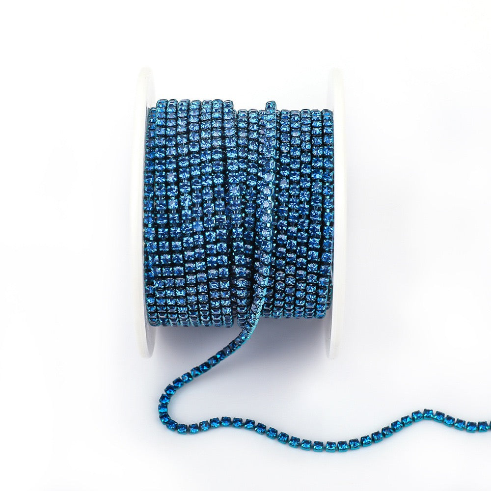 A0016 SS6/SS8/SS12 Glass Rhinestone Chains