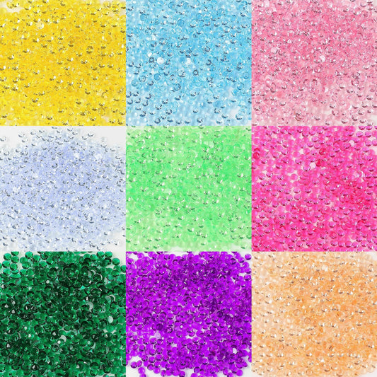 A0003 6MM Transparent Resin Rhinestones