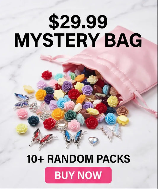 ❤️‍🔥 Mystery Nail Charms Bag – 10+ Random Packs ($50+ Value) | Limited Daily Drop ❤️‍🔥